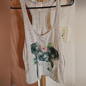 Mossimo Floral Racerback Tank Top XXL